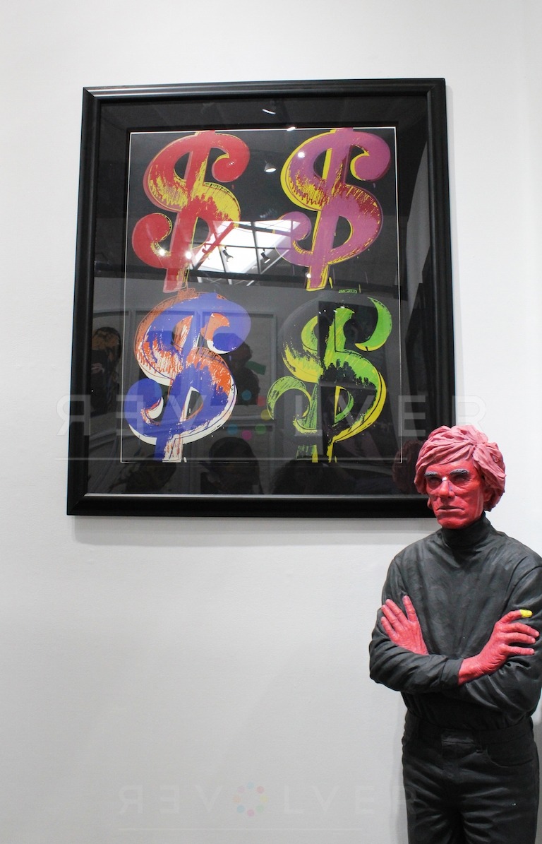 Andy Warhol - Dollar Sign 4 F.S. II 282 framed jpg