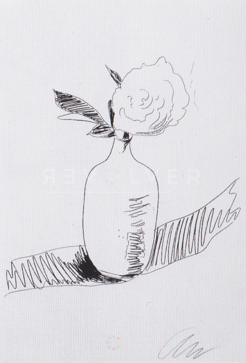 Andy Warhol - Flowers (Black and White) F.S. II 108 jpg