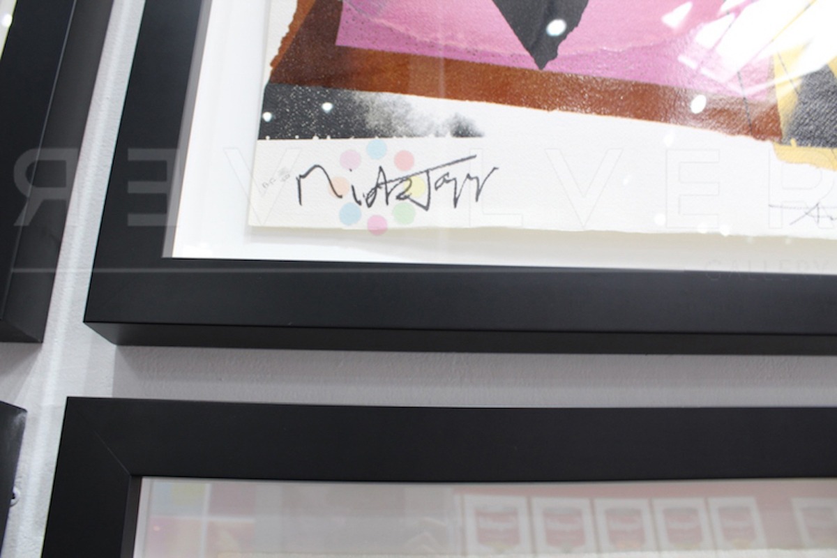 Andy Warhol - Mick Jagger F.S. II 139 sig blur framed jpg