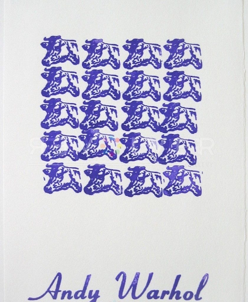 Andy Warhol – Purple Cows F.S. II 17A jpg
