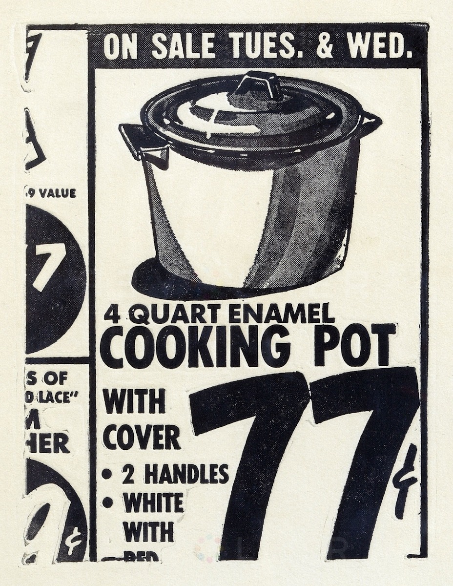 Andy Warhol, Cooking Pot stock image.