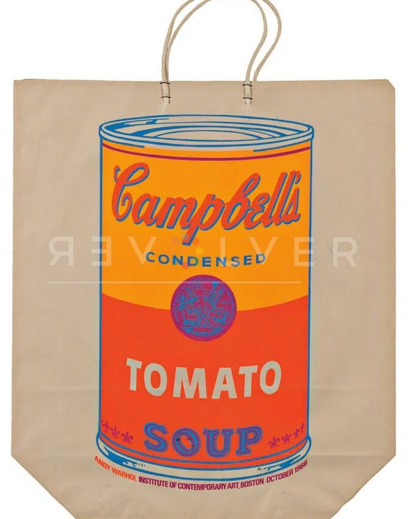 Andy Warhol, Campbell's Soup Bag, 1966, Exhibition at Institute of  Contemporary Art Boston, Near MINT (1966), Available for Sale