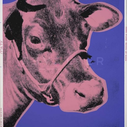 cow 12a signed by andy warhol