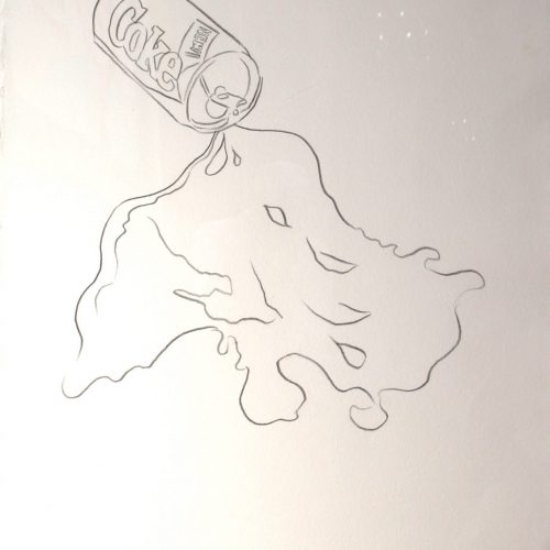 Andy Warhol - New Coke Drawing B44