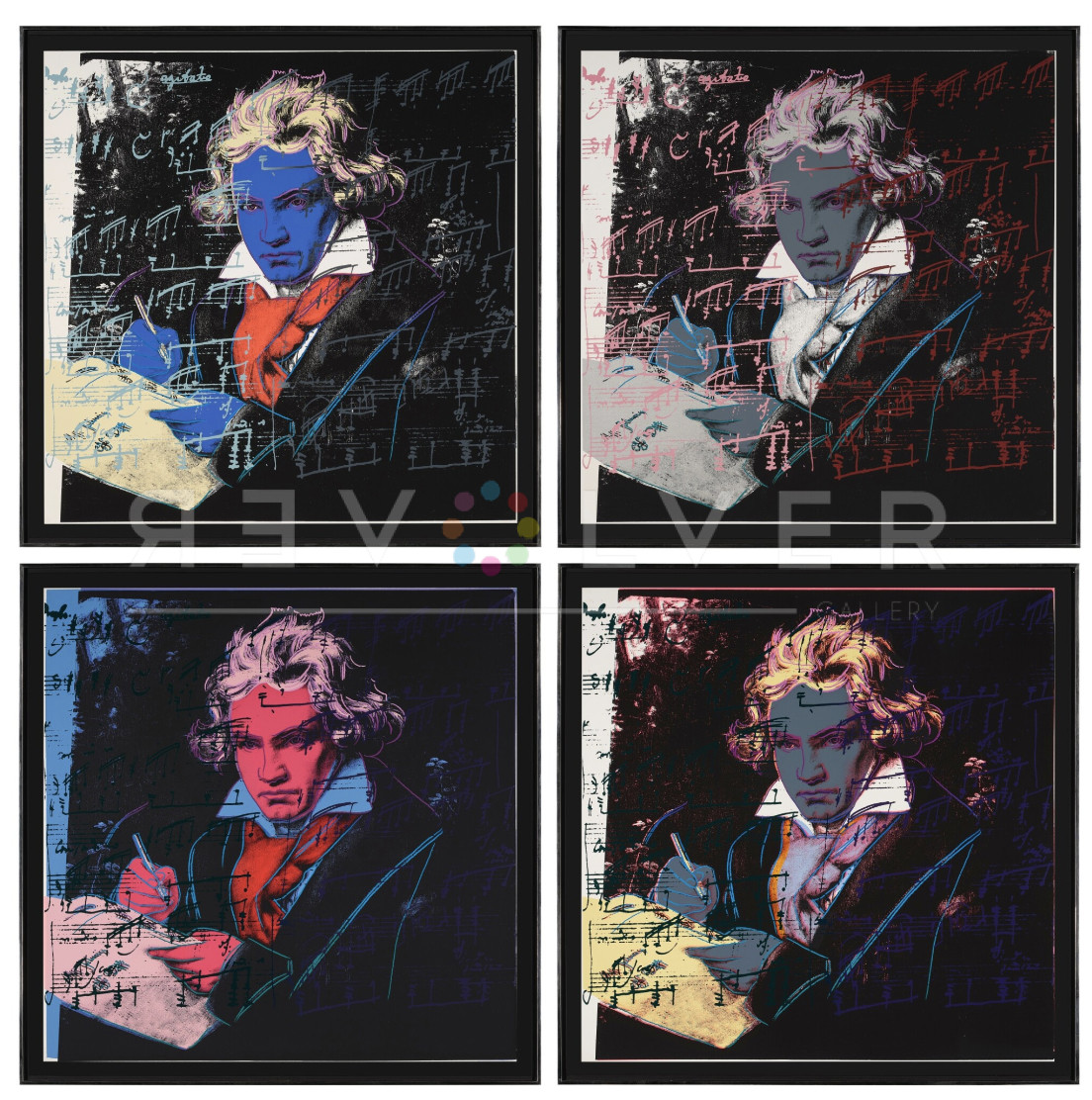 Beethoven Complete Portfolio by Andy Warhol