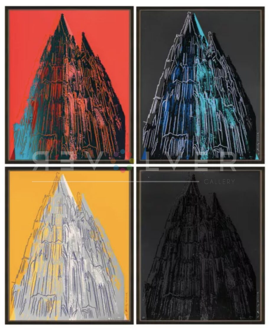 Cologne Cathedral Complete Portfolio by Andy Warhol in frames