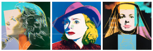 Ingrid Bergman Complete Portfolio by Andy Warhol