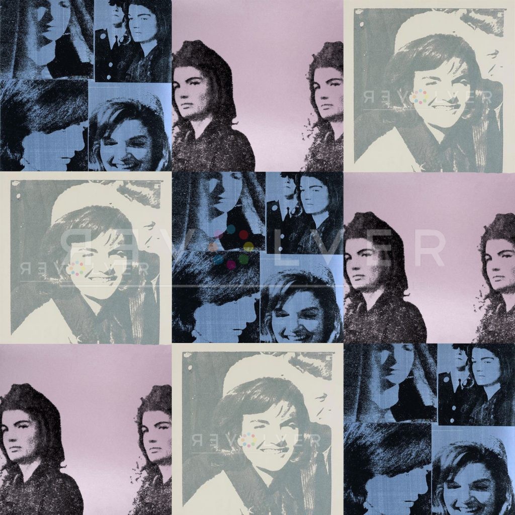 Andy Warhol Jacqueline Kennedy (Jackie) Portfolio, showing all works from the series.