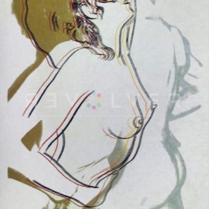 Andy Warhol Love 310 screenprint stock photo,
