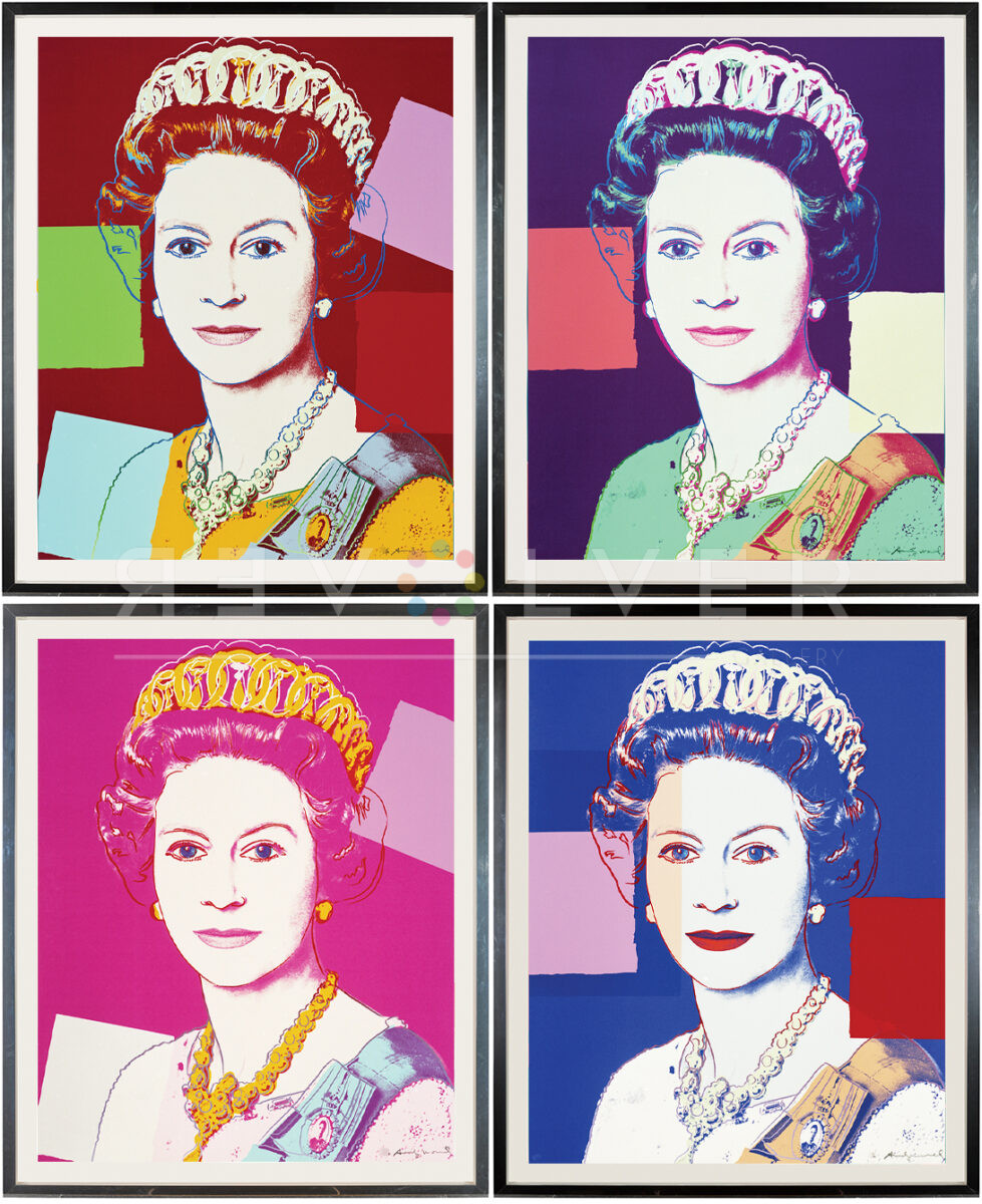Queen Elizabeth Complete Portfolio by And Warhol