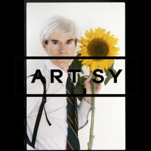 Picture of Artsy: Love Advice from Andy Warhol, 1981, white, yellow, black, in frame.