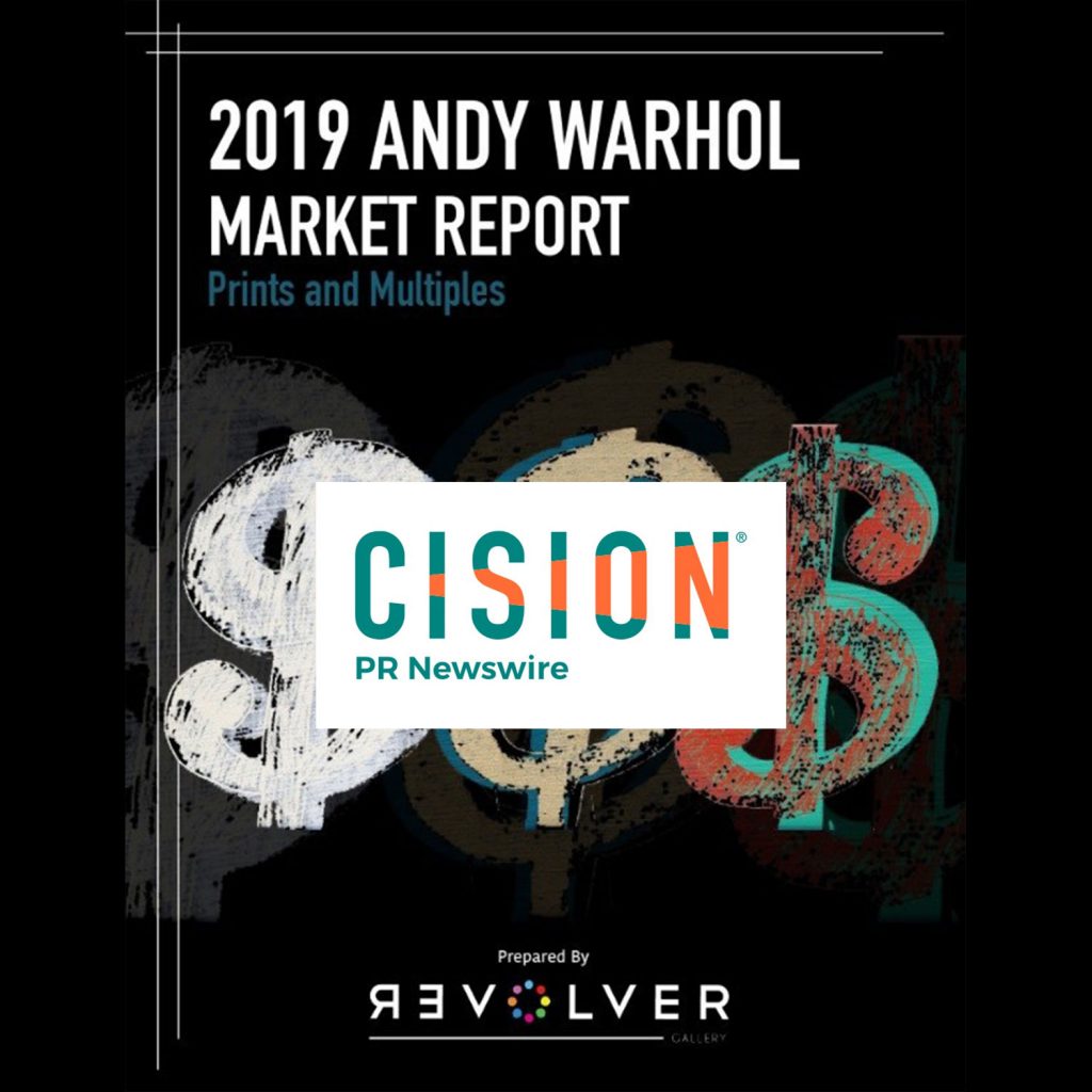 Cision: Revolver Gallery's Annual Warhol Market Report Debuts as the #1 Bestselling Art Reference Book on Amazon , 2019, stock version.