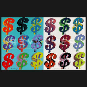 Dollar Sign 9 Complete Portfolio by Andy Warhol