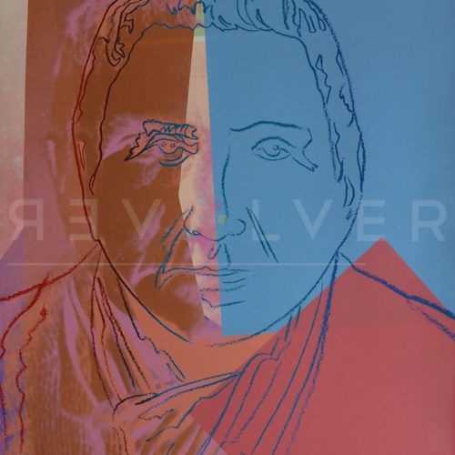 Stock image of Gertrude Stein 227 Trial Proof by Andy Warhol, from the Ten Portraits of Jews series from 1980.