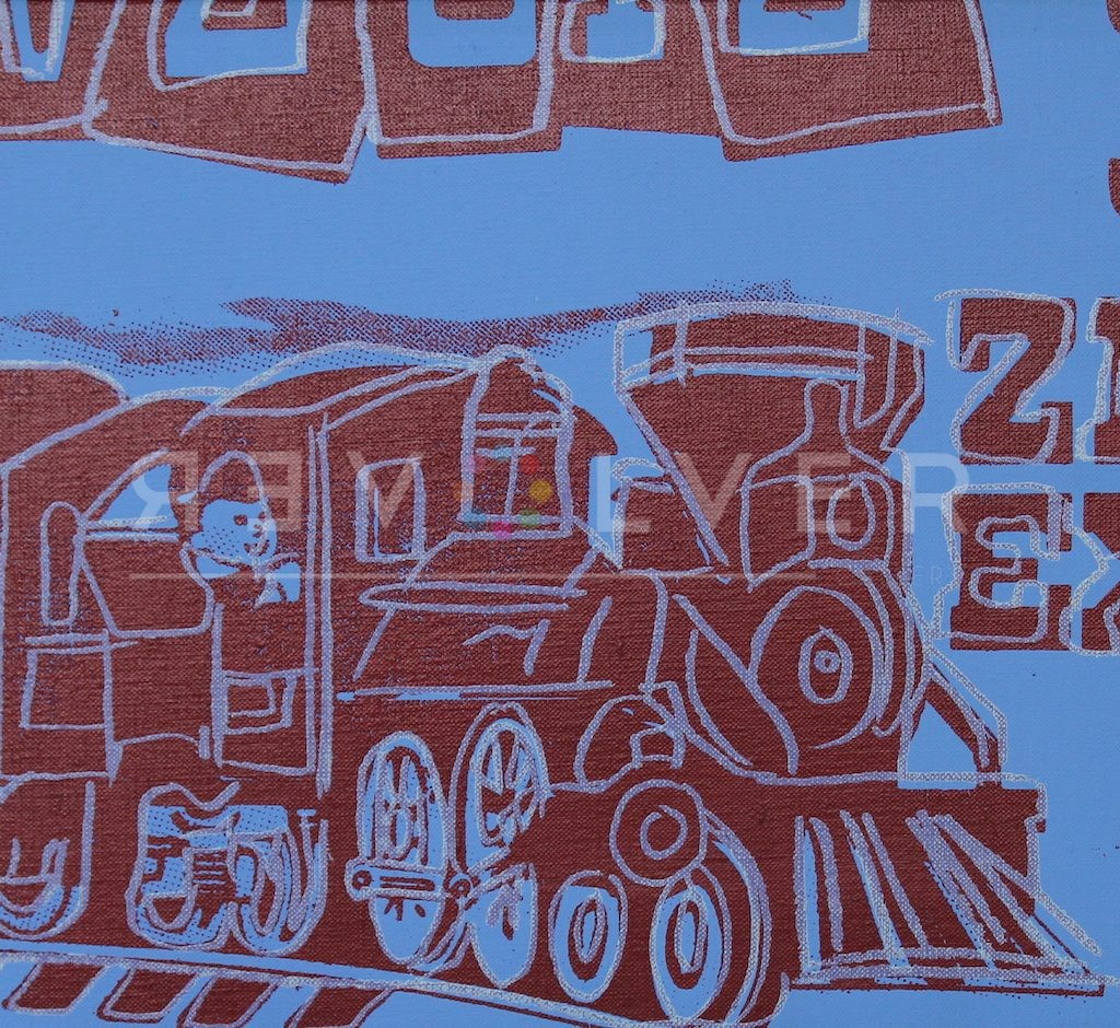 Picture of Toy Painting: Train, 1983, stock version, by Andy Warhol