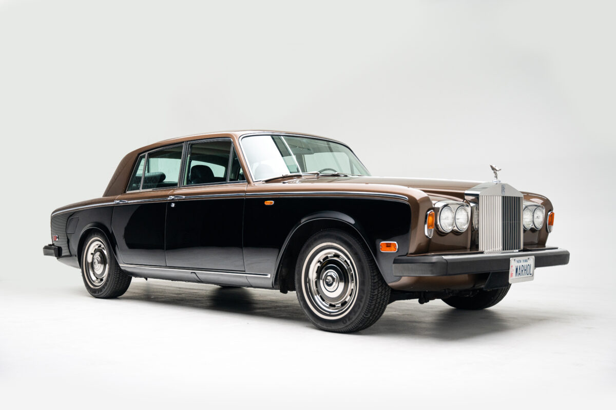 Warhol's 1974 Rolls Royce at the Petersen, on loan from Revolver Gallery