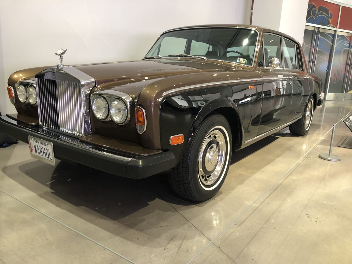 Revolver Gallery's Rolls Royce at the Andy Warhol: CARS exhibit