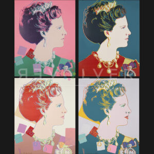 Queen Margrethe II Complete Portfolio by Andy Warhol