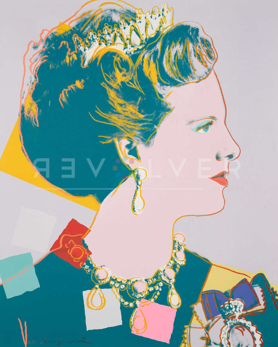 Queen Margrethe II 342 (Royal Edition) by Andy Warhol