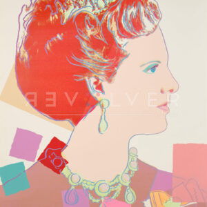 Queen Margrethe II 344 by Andy Warhol
