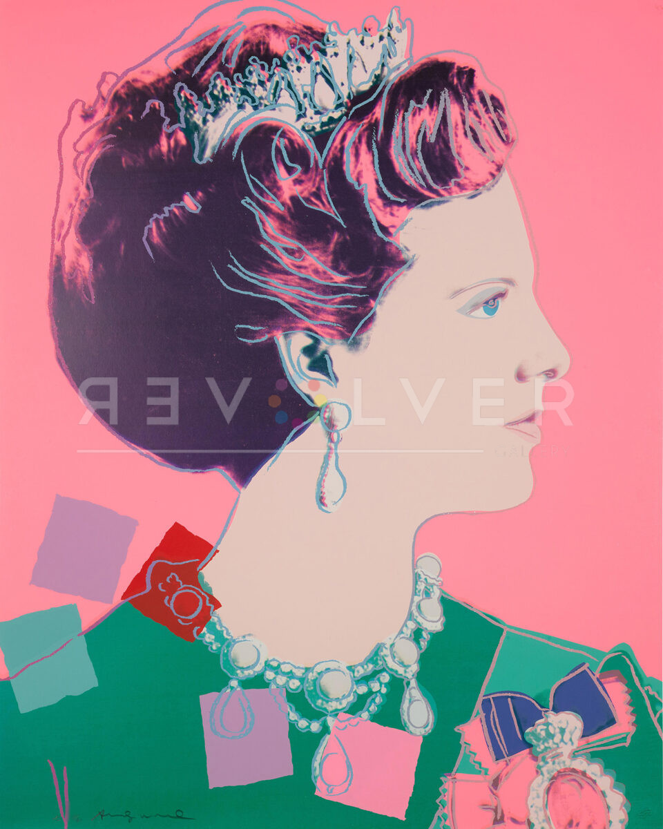 Queen Margrethe II of Denmark 345 (Royal Edition) by Andy Warhol