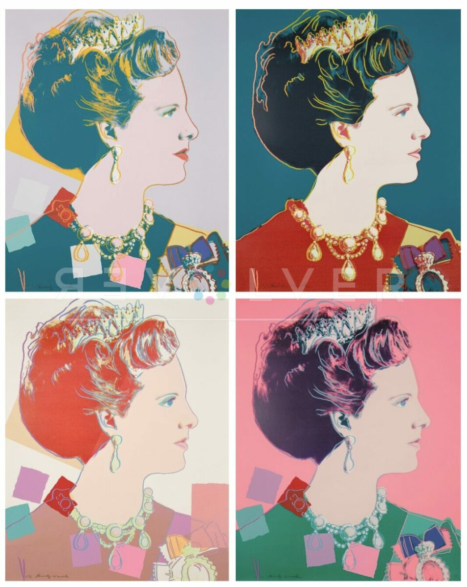 Queen Margrethe Complete Portfolio by Andy Warhol