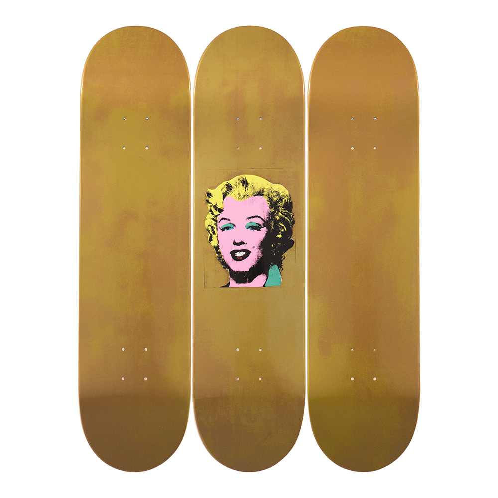 Warhol skateboards by The SkateRoom.