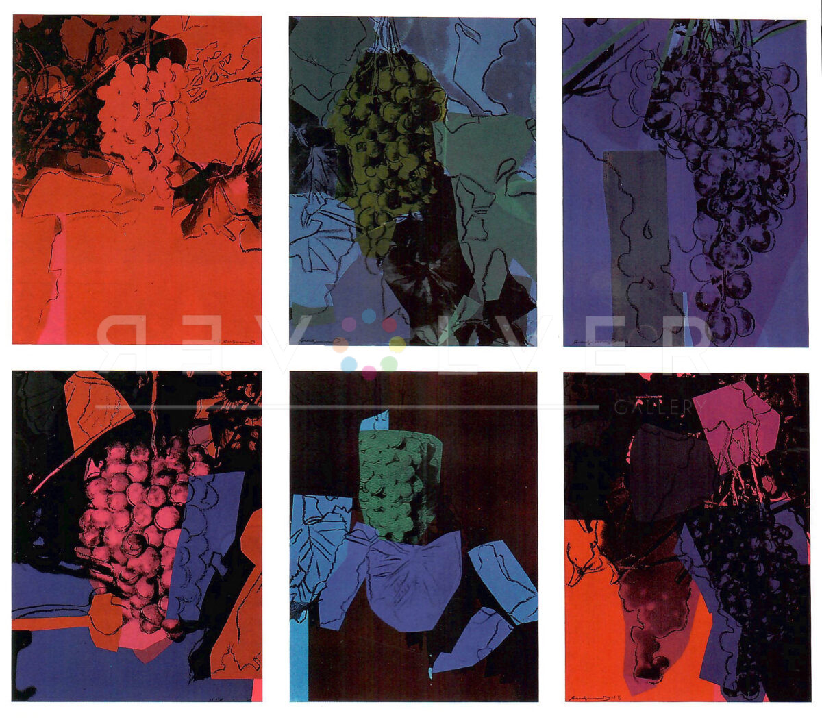Grapes Special Edition Complete Portfolio by Andy Warhol