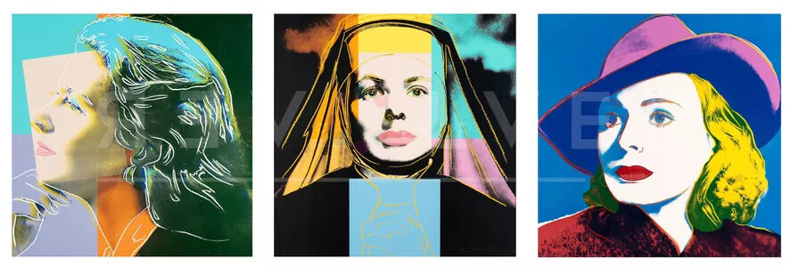Andy Warhol, Ingrid Bergman Complete Portfolio (FS II.313-315), 1983