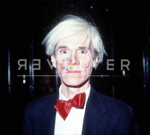 Warhol in 1987 wearing the "Death Wig."