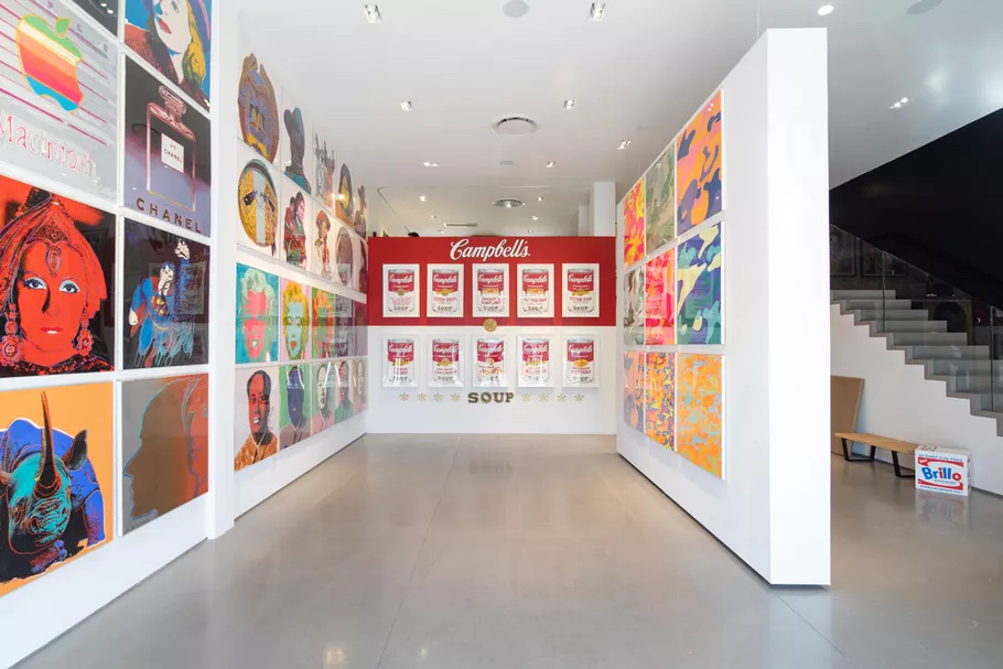 Interior view of Revolver Gallery in West Hollywood.