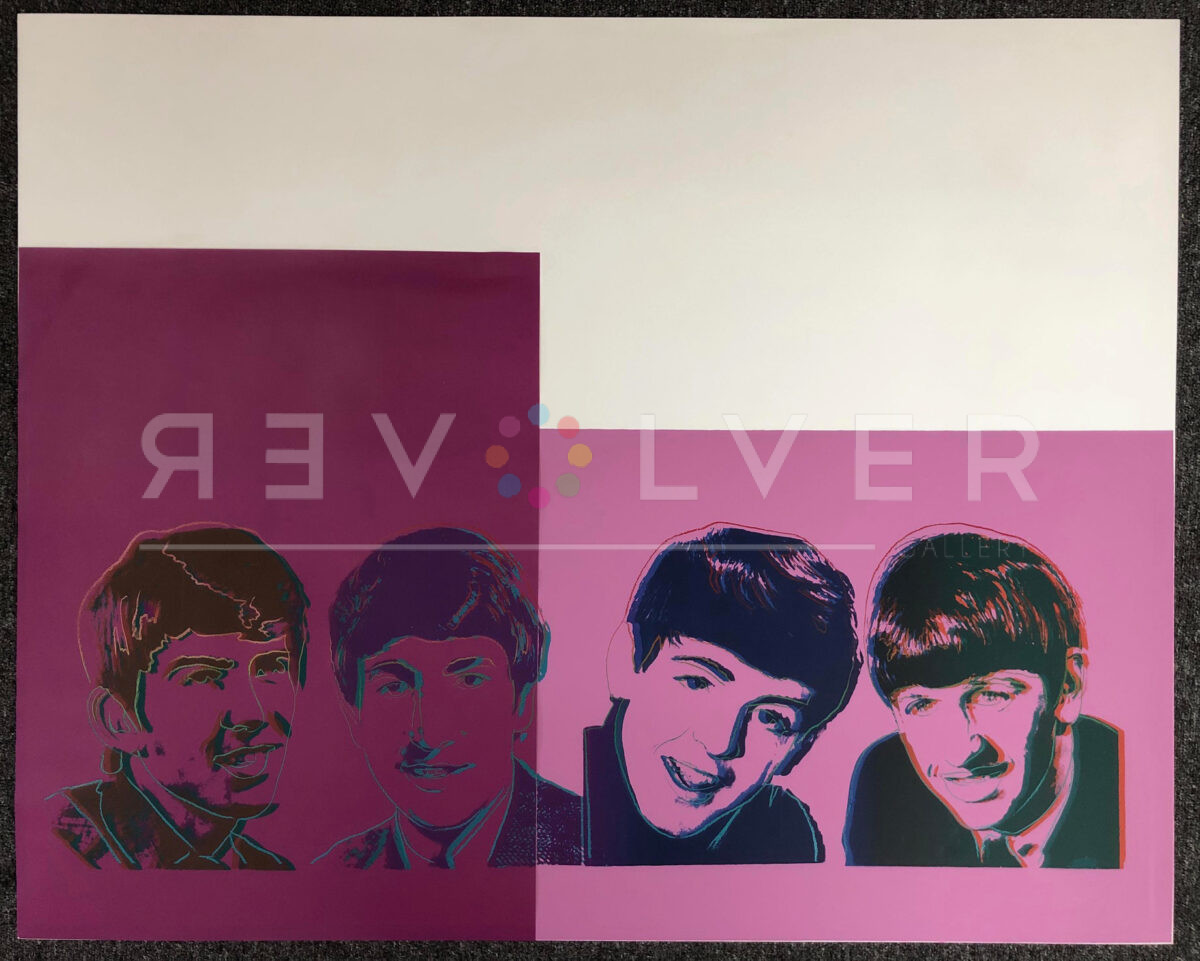 Beatles by Andy Warhol unframed