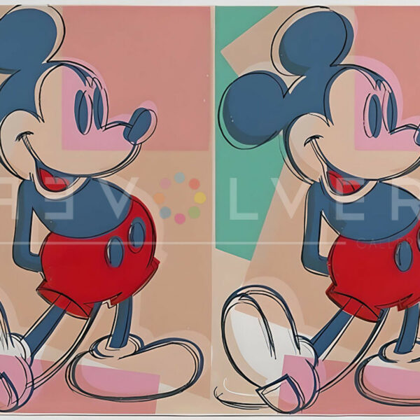 The Double Mickey Mouse print by Andy Warhol