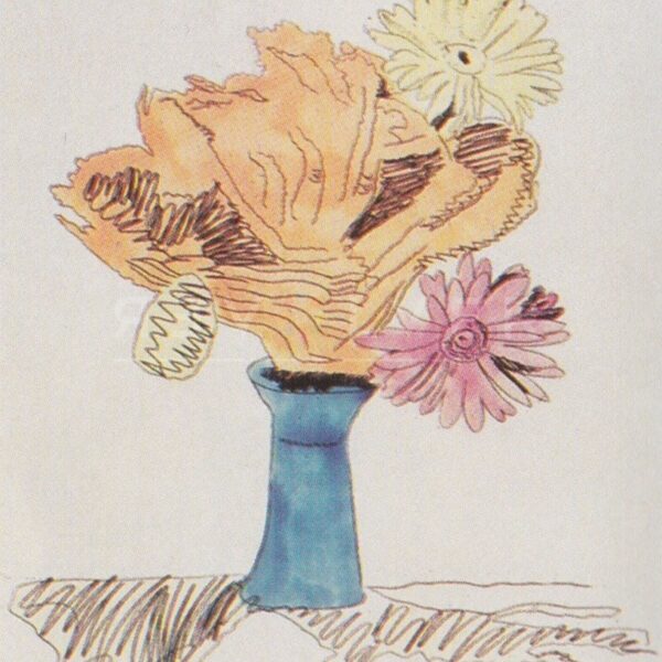 The Hand-Colored Flowers 113 print by Andy Warhol