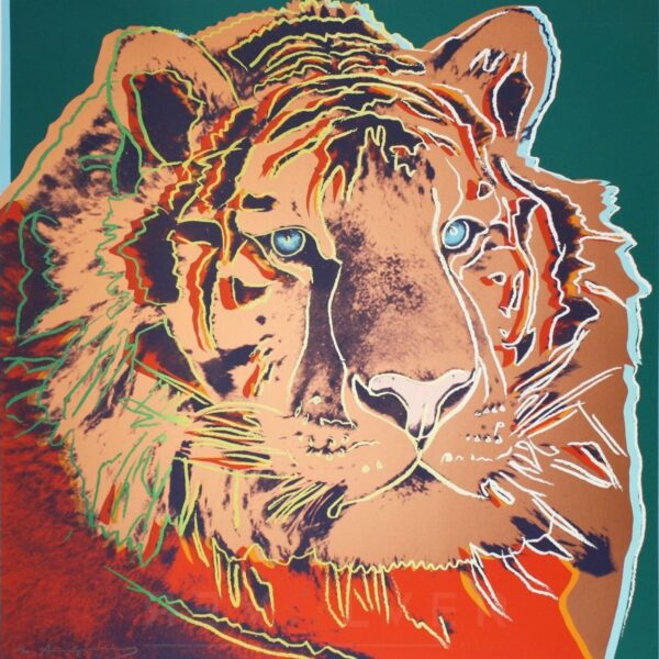 The Siberian Tiger print by Andy Warhol.