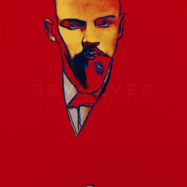 The Red Lenin print by Andy Warhol